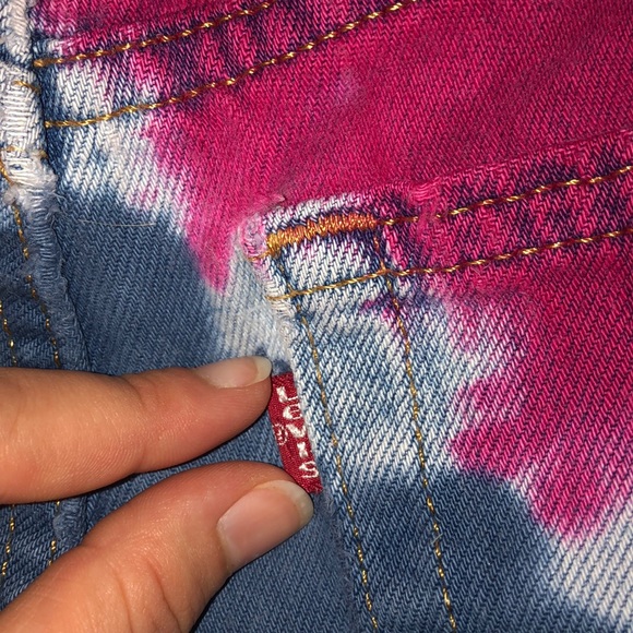 Levi’s slim fit tie dyed shorts - Picture 3 of 7